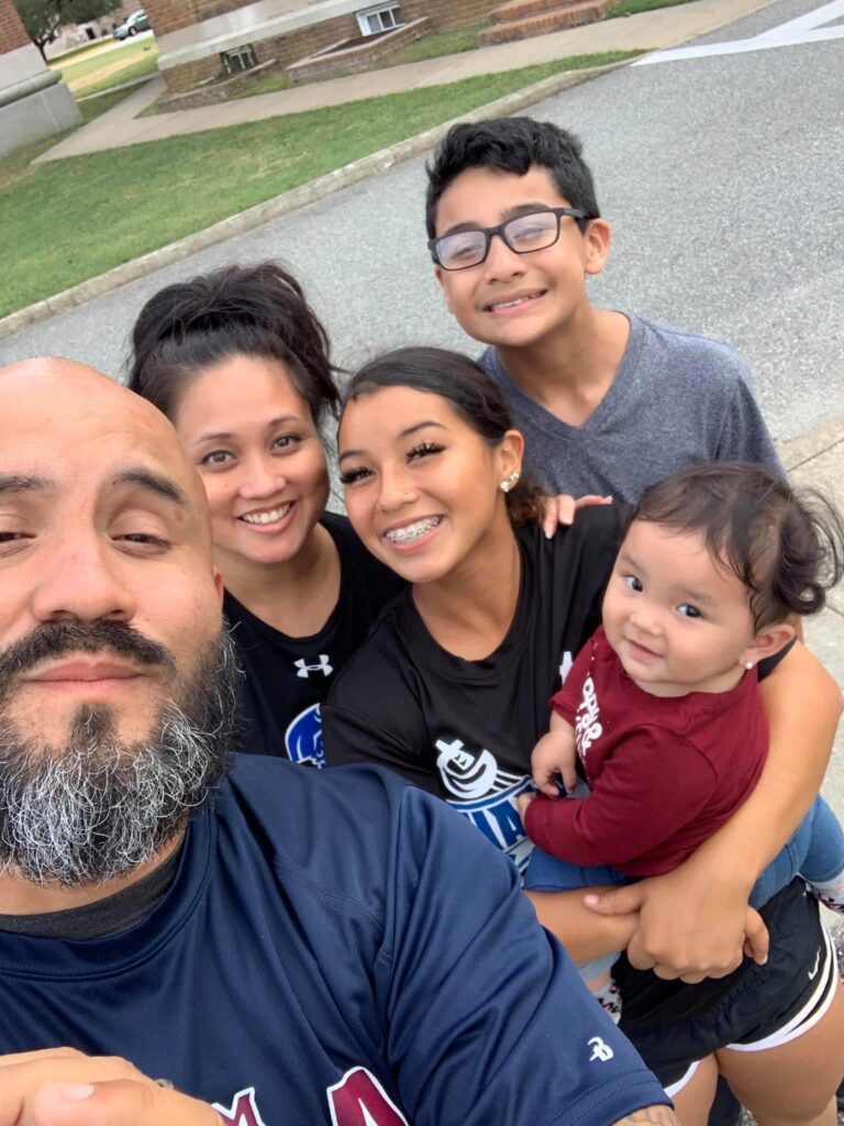 Virginia Quiambao, Avid Core Partner and Chief Operations Officer, with Husband Roberto Arroyo, daughters Vanessa and Selena, and son Nico