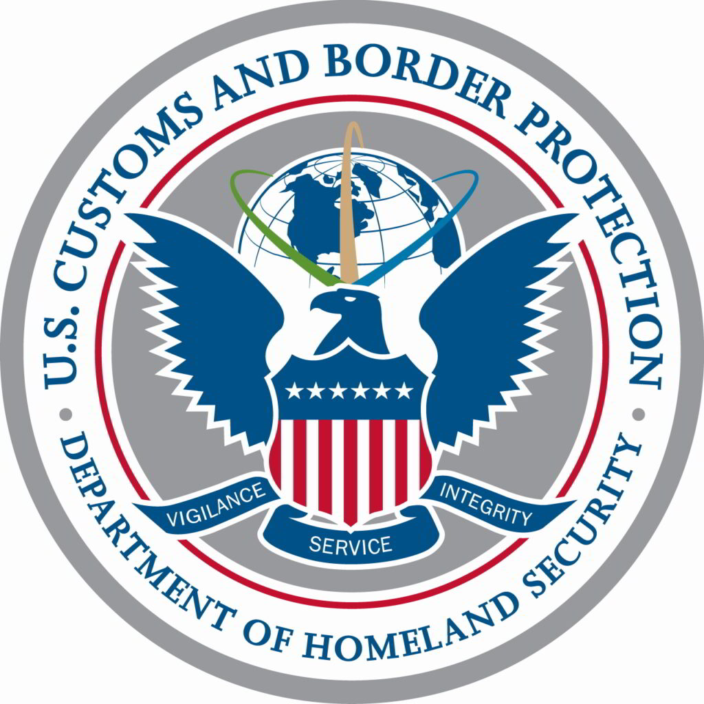 Official seal of the U.S. Customs and Border Protection (CBP)