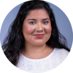 A circular headshot of Susan.