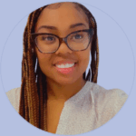 A circular headshot of Jasmine