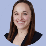 A circular headshot of Ana